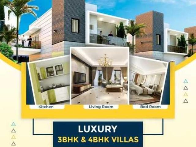 Yoga Deck villas near Sudireddypalli Road Kurnool SS Sahasra Palm Tree 3 and 4BHK Villas