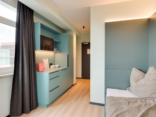 Your apartment in a long term hotel with a vintage style typ Ocean, 21 23 sqm