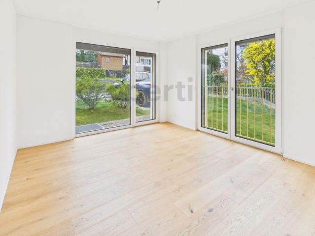 Your garden apartment in Zurich – Modern, spacious and with a green oasis