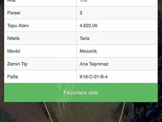 Yunus Emre Avdal Tarla 1541 M2