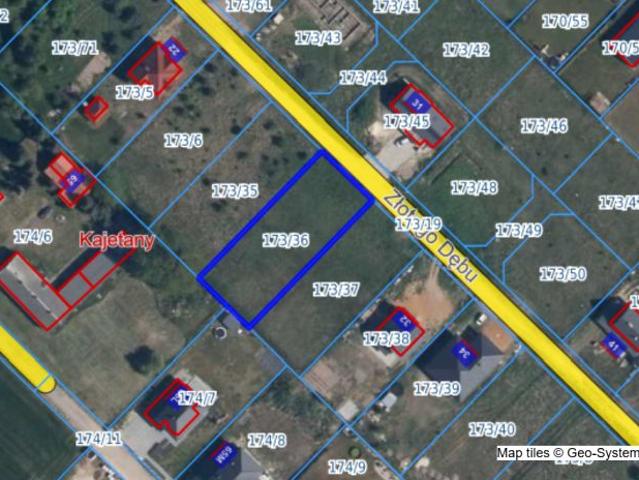 Złotego Dębu 1 320 m², Kajetany