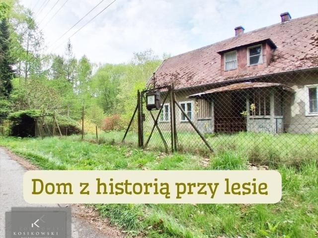 Zabytkowy dom przy lesie z dużą działką i historią