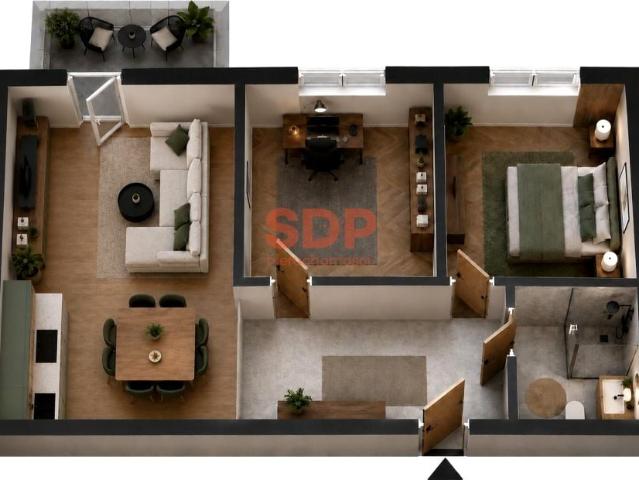 Zabrodzie 53,66 m², Zabrodzie
