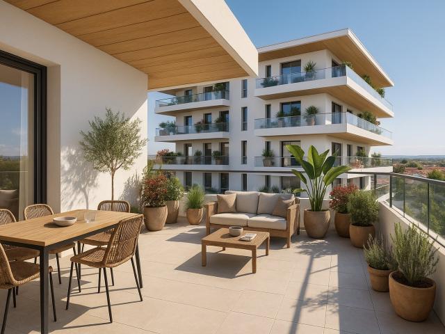 ZAC DE LA RESTANQUE MAGNIFIQUE T3 DE 61M² + TERRASSE 15M² 3 pièces, 61 m²