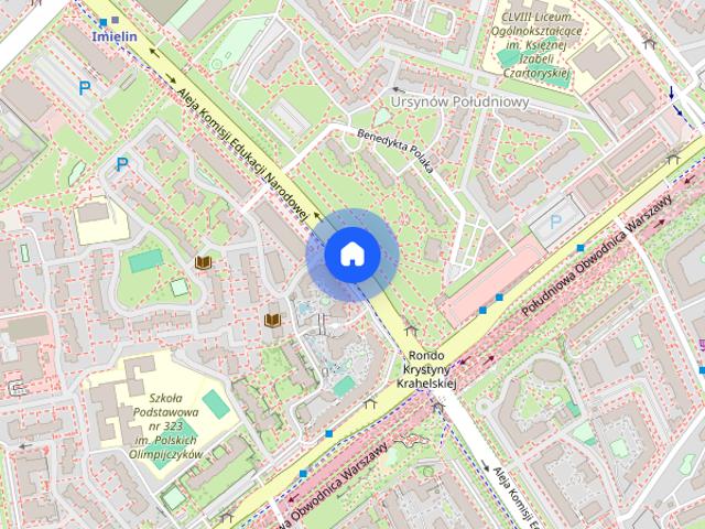 Zadbane mieszkanie 65m2, 3 pokoje al. Komisji Edukacji Narodowej 49