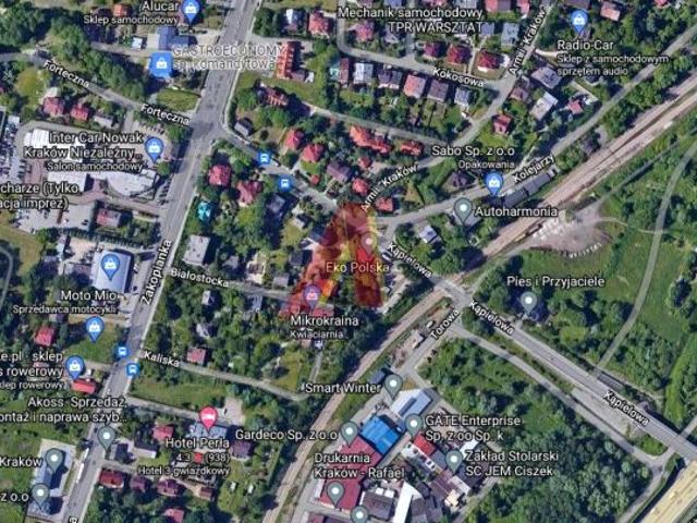Zakopiańska 7 800 m², Kraków