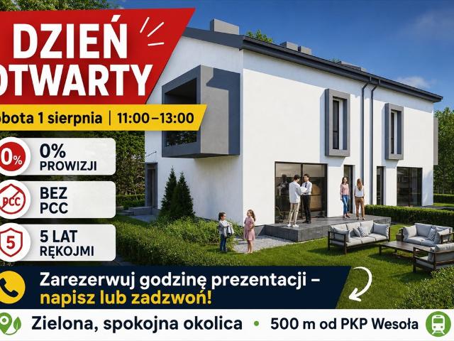 Na sprzedaż nowoczesne 2 pokojowe mieszkanie z prywatnym ogródkiem