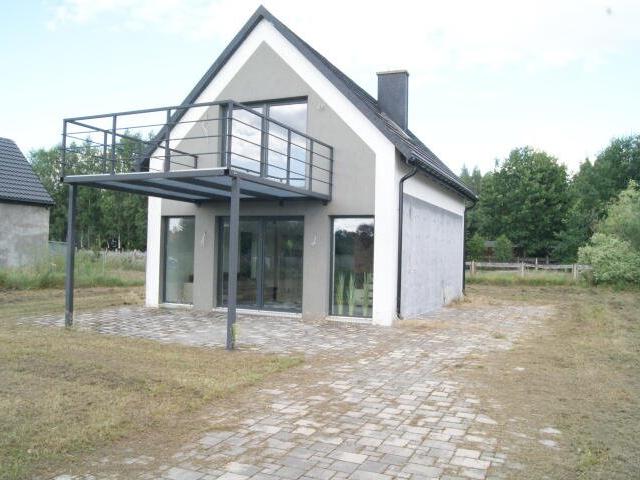 Zapraszam do obejrzenia nowego domu 120 m² z działką nad jeziorem Roś