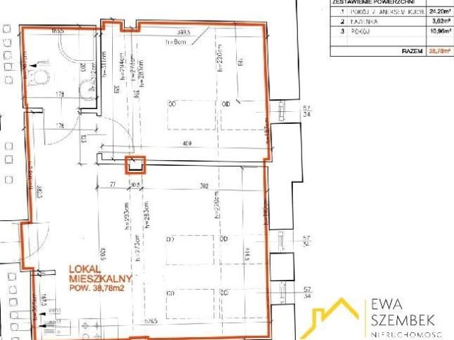 Zapraszam do mieszkania 39 m² w Krakowie z możliwością wykończenia