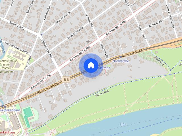 Zentral gelegenes 1‑Zimmer Apartment zur Miete in Dresden Neustadt – Wentzel Dr