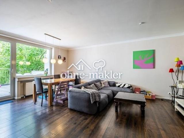 Zentrale 4 Zimmer Wohnung mit großen Terrassen und Blick ins Grüne