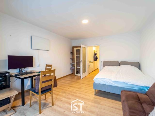 Zentrale, möblierte Garconniere im Erdgeschoss