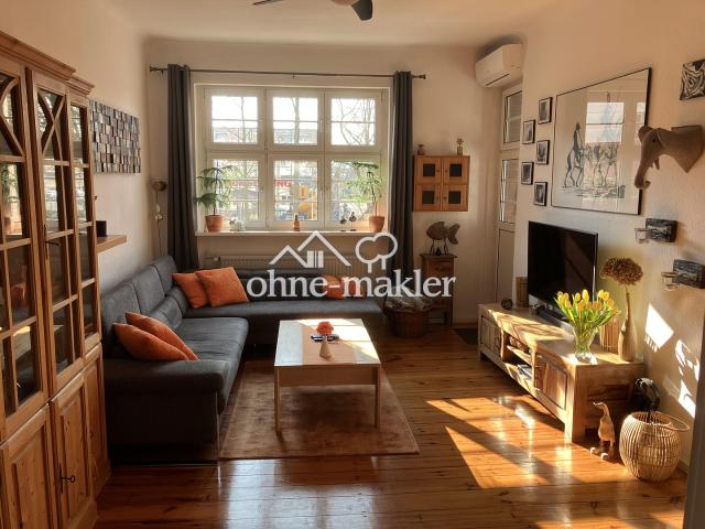 Zentrale, S Bahn nahe, sonnige 3 Zimmer Altbauwohnung im 1.OG in Berlin Waidmannslust