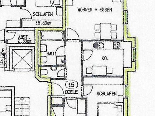 zentrumsnahe 3 Zi. Whg. in Lörrach, mit einem idealen Grundriss, zu einem fairen Preis zu verkaufen