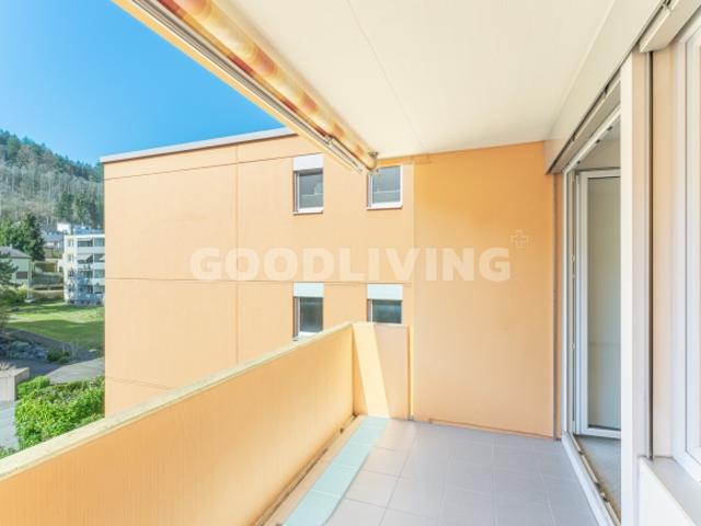 Zentrumsnahe 3½ Zimmer Wohnung an beliebter Lage mit Bastelraum, Garagenbox und Tiefgaragenplatz