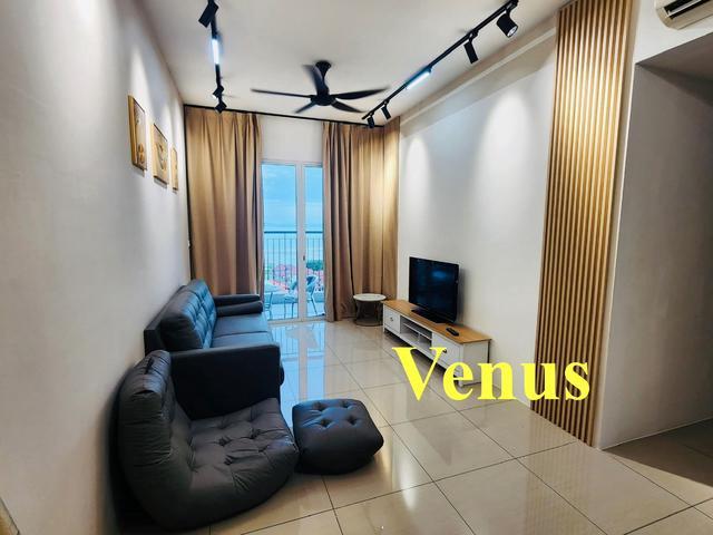Zen 6 Seaview 2 carpark reno furnished low floor usm queensbay light