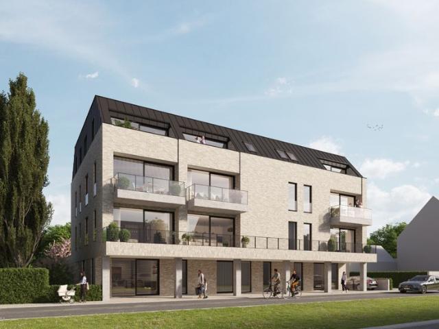 Zeer ruim woonappartement op de gelijkvloerse verdieping