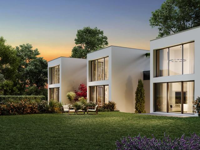 Zeitgenössische Villa mit Blick nach Südwesten – Sofortige Lieferung
