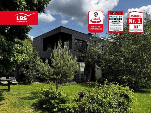 Zeitlos modernes Einfamilienhaus Bauhausstil mit Panorama Natur.