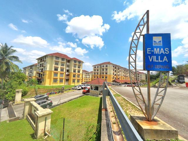 Zero Booking EMas Villa apartment BBST Dengkil Sepang Ready Strata