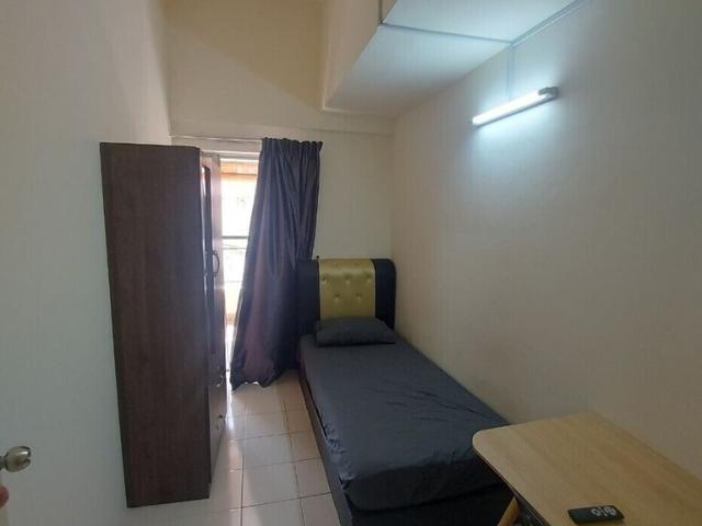 [ZERO DEPO] Seri Maya Single Room near KLCC Opposite LRT Setiawangsa fully furnished includes wifi utilities, Gym, swimm