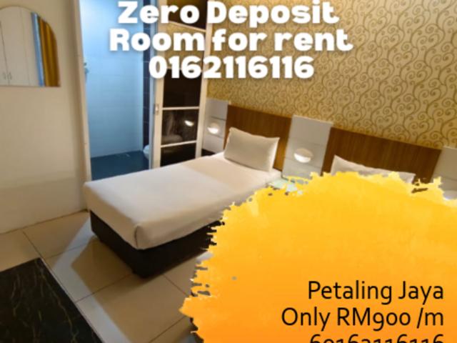 Zero Deposit️Double Singels Bed Room for Rent @ Kota Damansara WiFi A/C