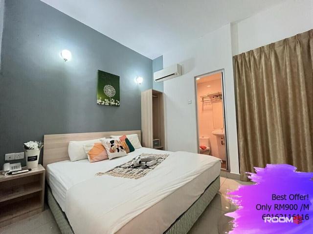 Zero Deposit Hotel Room Damansara Inn, King Size Bed Room