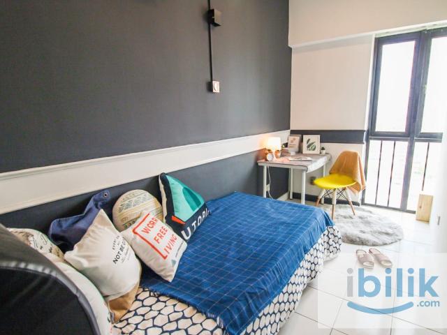 Zero deposit single room + aircon near lrt pwtc kl