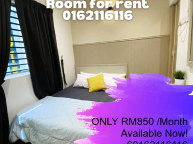 Zero Deposit️Queen Bed Room for Rent @ Damansara Utama WiFi A/C