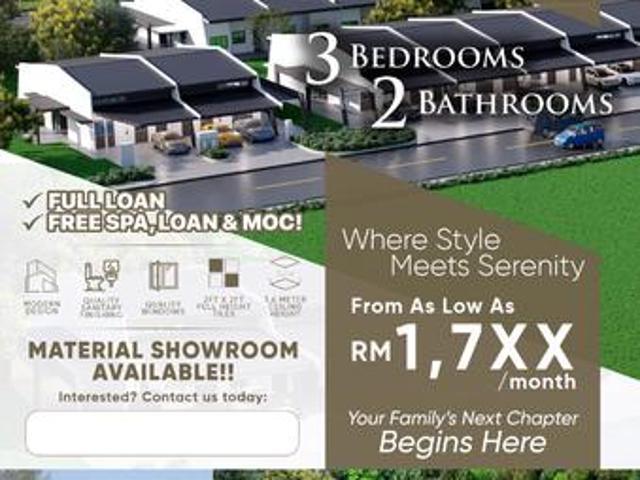 ZERO DOWNPAYMENT Rumah Teres Satu Tingkat Jalan FAC Matang