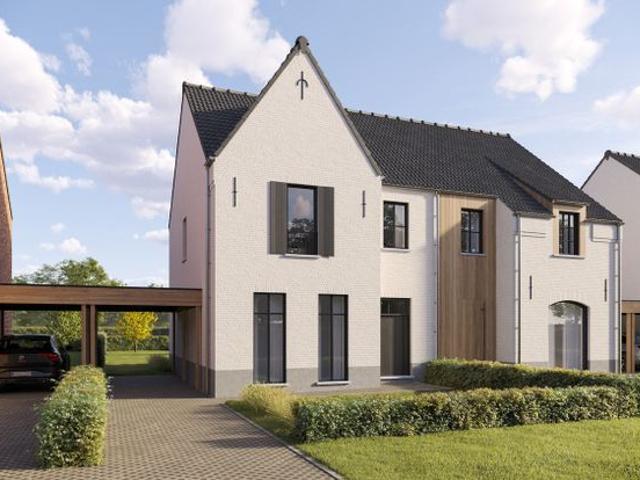Zes Kwalitatieve Halfopen Nieuwbouwwoningen met Tijdloze.