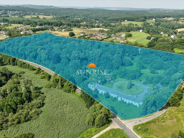 Zespół pałacowo folwarczny z parkiem 57 400 m2, projekt rozbudowy