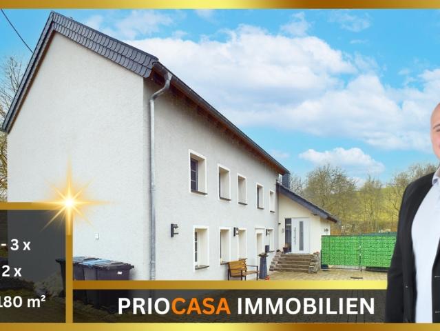 ZFH in Bitburg 2 Wohneinheiten Hochwertig saniert Pelletheizung Wunderschöne Außenanlage hochwertige Küchen Kaminöfen