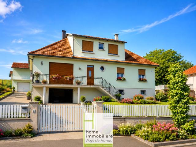 Zinswiller 67: grande maison avec 6 pièces secteur HAGUENAU 15MN