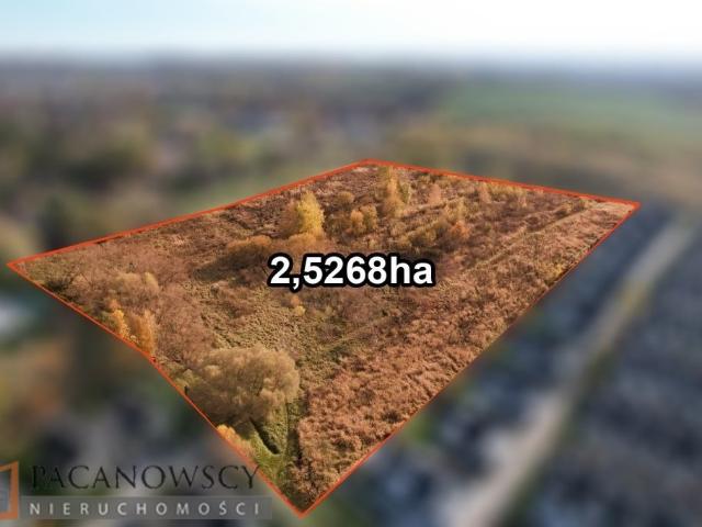 Działka budowlana 25 268 m² w Zielonkach Marszowiec