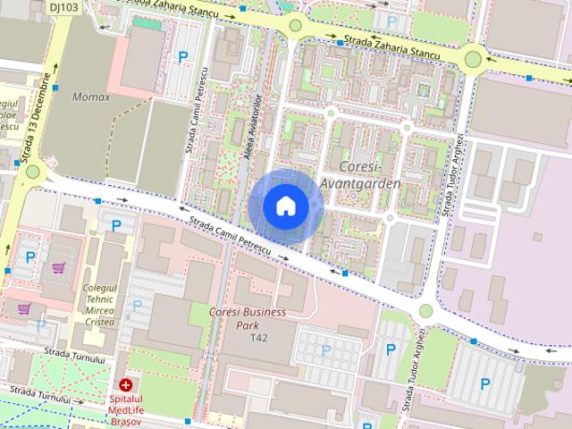 Zona Coresi Kasper, studio disponibil imediat