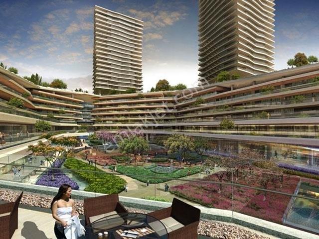 Zorlu Center Raffles'da Kıralık Balkonlu Mobilyalı 1+1 Daire