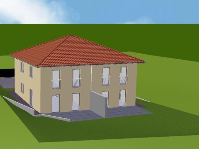 zwei Doppelhaushälften als Rohbau+ Grundstück zu verkaufen für 499.000 EUR ein Preis in Cham
