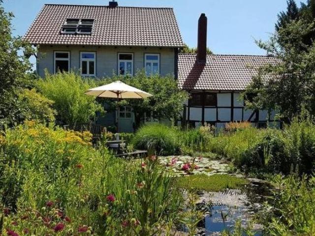 Zwei Fachwerkhäuser mit großem Grundstück und einem Baugrundstück