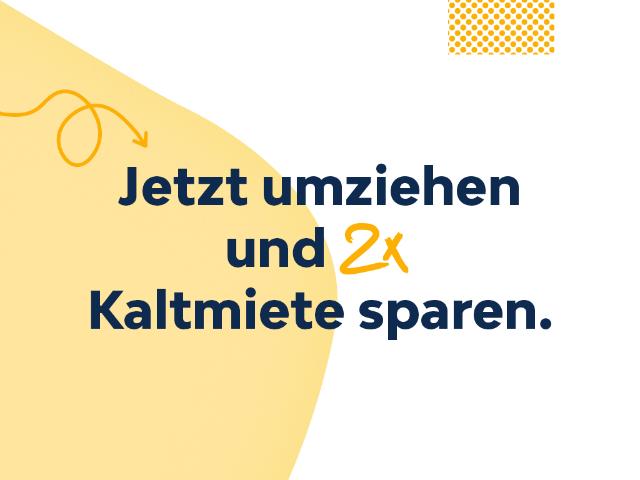 Zwei Kaltmieten sparen bei Einzug Dachgeschosswohnung!