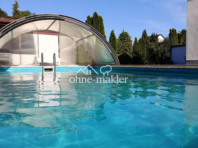 Zweifamilienhaus in Toplage, Ruheoase mit Pool am Stadtrand von Friedberg/Augsburg, Hochzoll