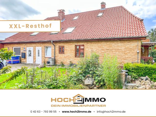 Zweifamilienhaus / Resthof / Werkstatt auf ca. 3.400 m² in Riepsdorf / Lensahn / Ostholstein