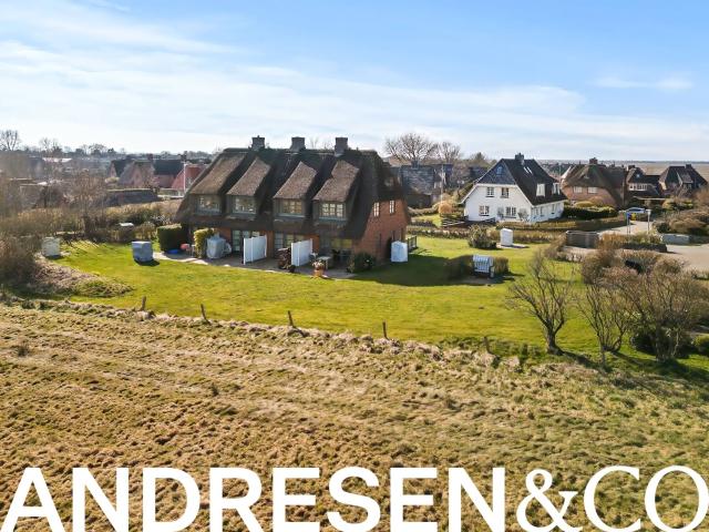 Zwischen Watt und Wiesen Erdgeschosswohnung mit Wiesenblick in wattnaher Lage von Morsum