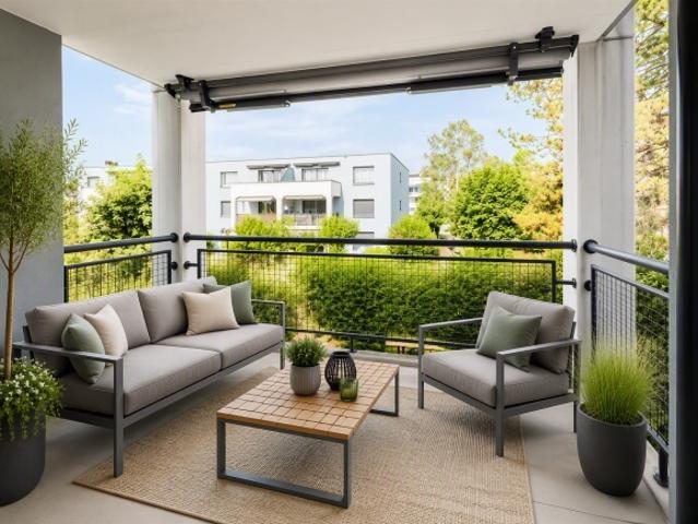 Zwischen Reussufer und Stadtleben sanierte 5.5 Zimmer Wohnung