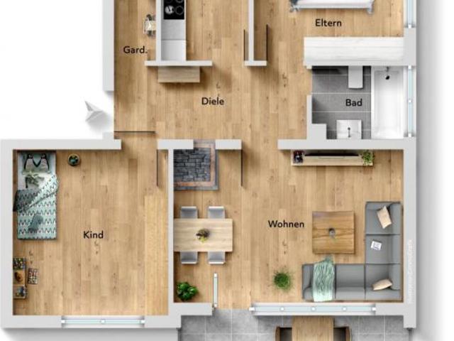Zu Verkaufen 3 Schlafzimmer Wohnung Ludwigsburg Deutschland DLS87993398