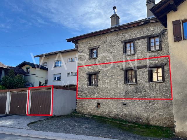 Zu verkaufen – 2.5 Zimmer Wohnung im Herzen des Dorfes Roumaz/Savièse