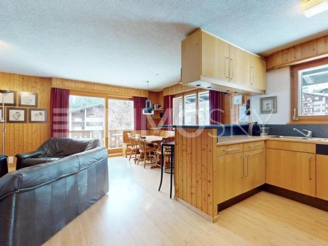 ZU SPÄT: 4,5 Zimmer Wohnung im Zentrum von Morgins