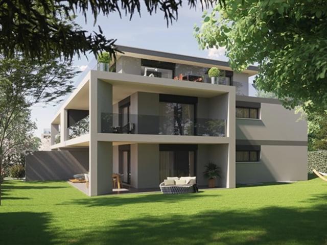 Zum Verkauf 5 Zimmer Wohnung im Erdgeschoss in Veyrier Privater Garten von 535 m²