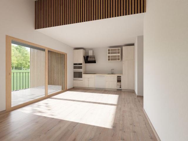 Zum Verkauf steht eine neue 2,5 Zimmer Wohnung im 2. Stock in Rocourt