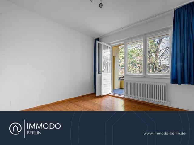 ? Zuhause in der Bruno Taut Siedlung sonnige 3 Zimmer Wohnung mit Balkon und Blick ins Grüne